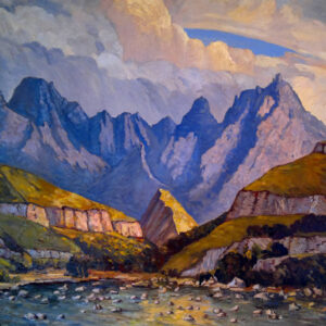 Mountain Lake Draakensberg 1950